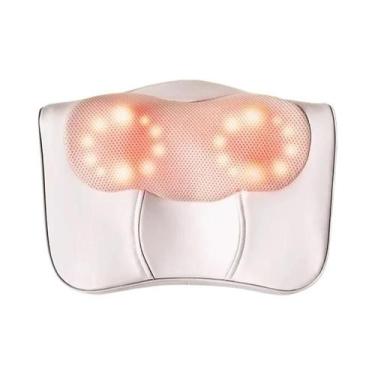 Imagem de Massageador Cervical Para Pescoço, Ombros E Costas Shiatsu Com Compres