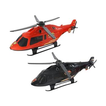 Imagem de Helicóptero De Brinquedo Resgate Policial Design Realista