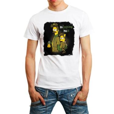 Imagem de Camiseta breaking ned camisa masculina lançamento - DESIGN CAMISETAS, 