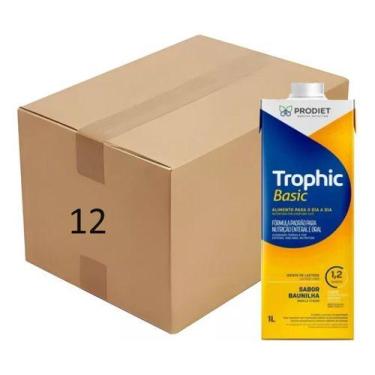Imagem de Pack 12 U Litros Trophic Basic 1 Litro . 1,2 Kcal/ml Prodiet, Baunilha