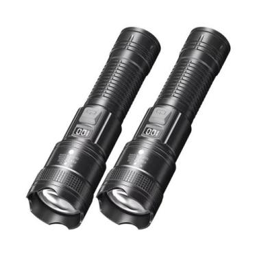 Imagem de Lanterna LED Recarregável USB Super Brilhante 1.600.000 LM, Tática De 