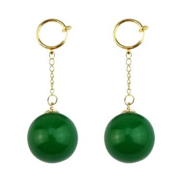 Imagem de Brincos Pendentes Potara Super Vegetto Zamasu Son Goku Preto Para Mulh