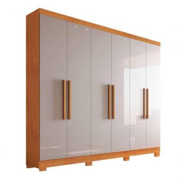 Imagem de Guarda-roupa 6 Portas 1,80m Com Pés - Sergipe Bianchi