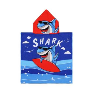 Imagem de Toalha De Banho Com Capuz Para Crianças, Robe De Praia Para Bebês - NO