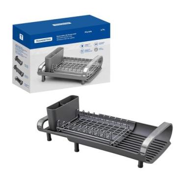 Imagem de Escorredor De Louça Plurale Com Porta Talheres Tramontina