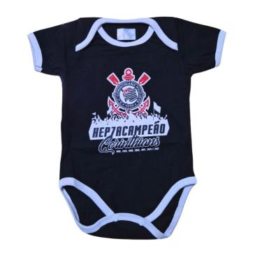Imagem de Body Corinthians Hepta Campeão Preto Oficial