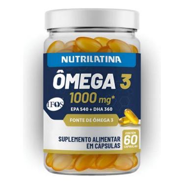 Imagem de Ômega3 1000mg Epa 540mg + Dha 360mg Nutrilatina 60 Cápsulas