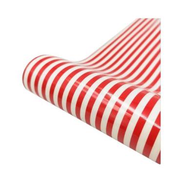 Imagem de Vinil Termocolante TPU/PU Com Listras Neon E Estrelas Em Cores Sortida