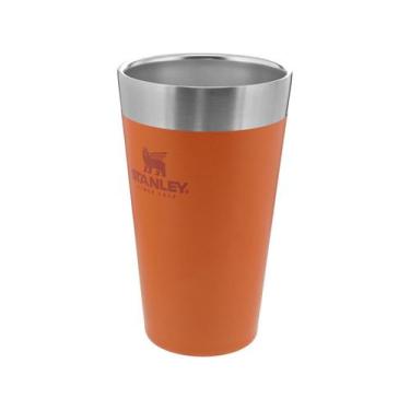 Imagem de Copo Térmico Stanley Cerveja Sem Tampa 473 ml, Laranja