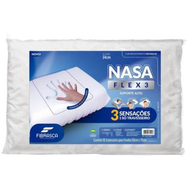 Imagem de Travesseiro Nasa Flex Alto Fibrasca