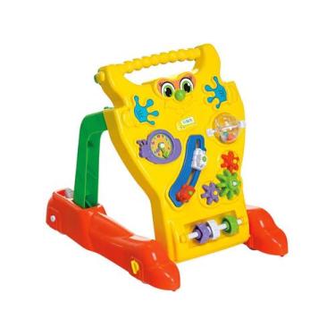 Imagem de Andador Feliz Brinquedo Educativo Bebê Calesita Ref 902 Amarelo, Amare