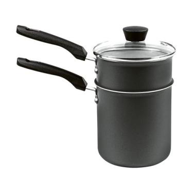 Imagem de Cuscuzeira Individual Aluminio 10cm Grafite Panelux, Grafite, 10cm