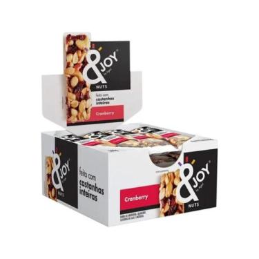 Imagem de Barra cereal mixed nuts &joy agtal cranberry caixa 12 x 30g