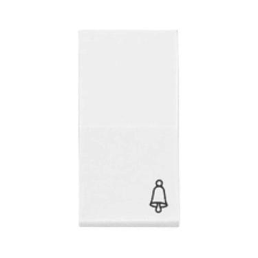 Imagem de Interruptor Campainha Modular Módulo para Acionamento Fácil e Preciso Pulsante Branco M...