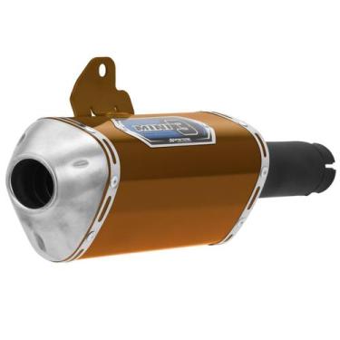 Imagem de Ponteira de Moto Pro Tork Mini 3 para Twister 2016 À 2020, DOURADO, Ún