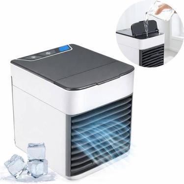 Imagem de Mini Ar Climatizador USB 500ml Umidificador e Ventilador - B2