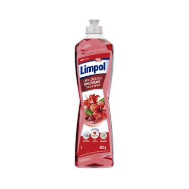 Imagem de Detergente Limpol GEL Cereja e Hibísco Lava Louças 400 g