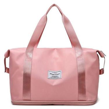Imagem de Bolsa Mala Expansiva Academia Viagem Grande Impermeável - KLIZZ, Rosa