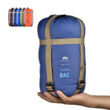 Imagem de Saco de Dormir WERTYCITY Impermeable y para Clima Templado para Campin