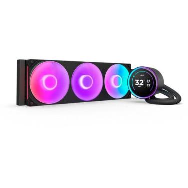 Imagem de Water Cooler NZXT Kraken Elite 420mm RGB V2, Preto, RL-KR42E-B2