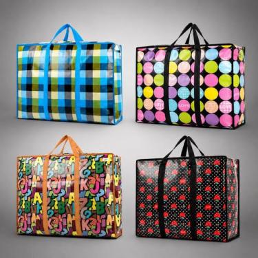 Imagem de Bolsa Multiuso Grande com Zíper e Alças Reforçadas para Viagem Organiz