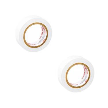 Imagem de Fita isolante pvc colorida branca-10m-worker
