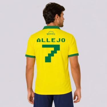Imagem de Camisa Brasil Seleça Amarela 7 Allejo - Balboa, M