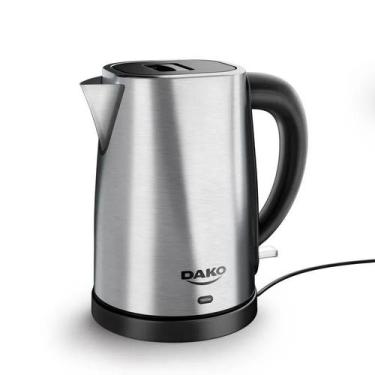 Imagem de Chaleira Elétrica Dako 1,7L Inox 1200W com Desligamento Automático Bas