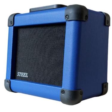 Imagem de Cubo Amplificador Guitarra E. Sound Steel 20GT 15W Azul Bivolt Estudo