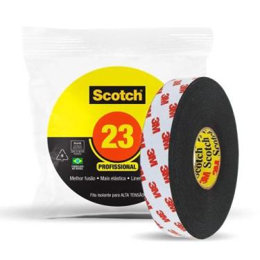 Imagem de Fita Isolante Auto Fusão Scotch 23 19mm x 5m 3M