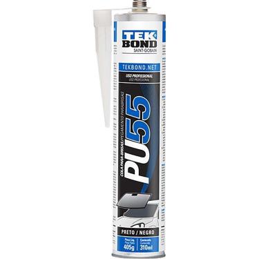 Imagem de Selante PU 55 Colagem e Vedação de Vidros Automotivos sem Primer Preto Tekbond 310ML