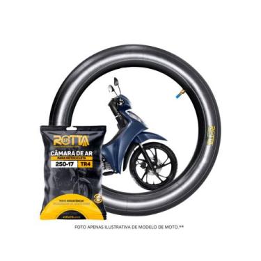 Imagem de Camara de AR Moto Aro 17 Dianteira Biz 125 2.50x17 Rotta 376