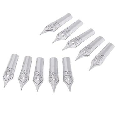 Imagem de Pontas de reposição para canetas-tinteiro Fityle para canetas, pacote com 10 unidades – ponta de caneta-tinteiro