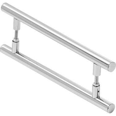 Imagem de Puxador De Porta Redondo Para Vidro E Madeira 40cm