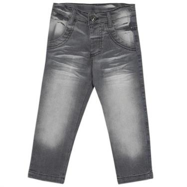 Imagem de Calça Infantil Popstar Skinny Cinza - Unica - 3 - Look Jeans