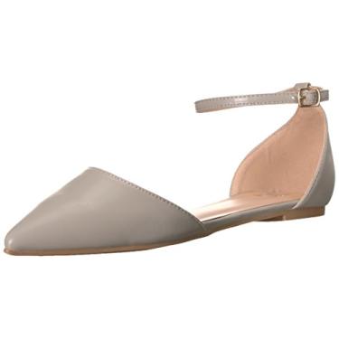 Imagem de Brinley Co Sapatilha feminina Ria Ballet, Cinza, 38