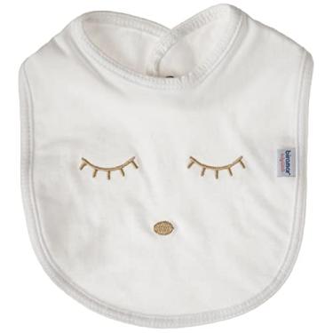 Imagem de Biramar Baby Babador Para Bebê Bordado Com Cílios - Branco Branco