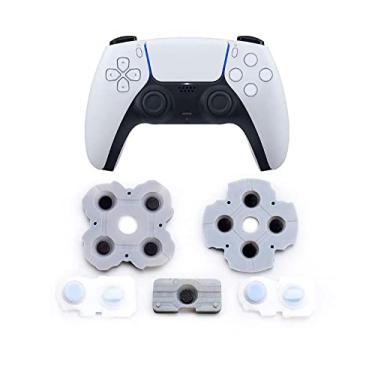 Imagem de Kit Borracha Condutiva Direcional Controle PS5 Dualsense