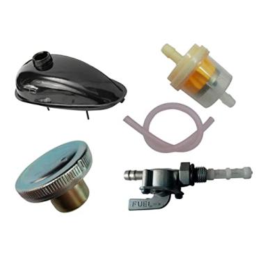 Imagem de Kit tanque de combustível completo bicicleta motorizada 2L