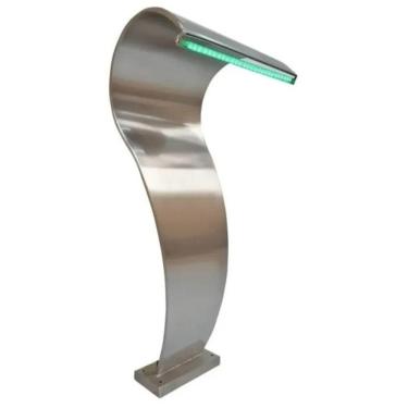 Imagem de Cascata Para Piscina Naja Media Com Led - 80 Cm