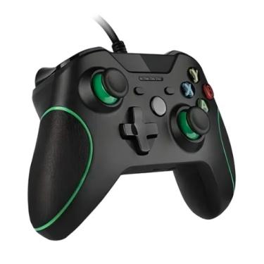 Imagem de Controle Xbox Manete Com Fio Compatível Xbox One Envio Já