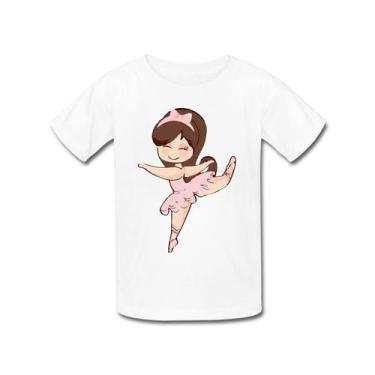 Imagem de Camiseta Menino Menina Bailarina Ballet Dança Sapatilha - Brands Retha