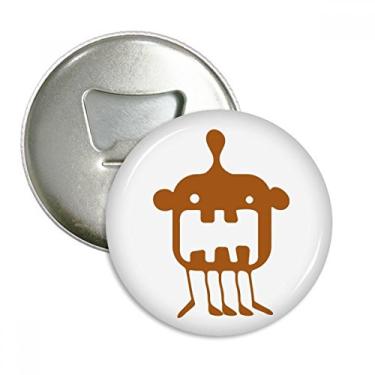 Imagem de Emblema Multifuncional Universe Alien Monster Criature Abridor de Garrafas Ímã de Geladeira