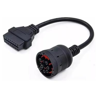 Imagem de Cabo Adaptador Cummins 9 Pinos Para Obd2 Obdii J1939 Ac85