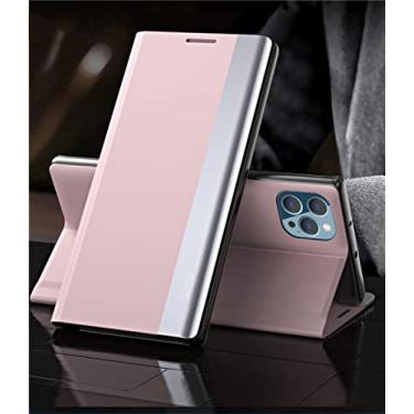 Imagem de Capa para iPhone 14 11 Pro Max 12 13 Mini XS XR SE 2020 6S 7 8 Plus Carteira de Luxo Suporte para Carteira Capa de Livro Capa Magnética para Telefone, Rosa, Para Iphone 7 8