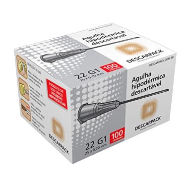 Imagem de Agulha Hipodérmica, Multicor, 25 x 7 mm, Descarpack, 100 unidades
