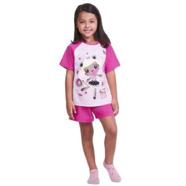 Imagem de Pijama Infantil Lupo Kids Verão Camiseta+Shorts Original