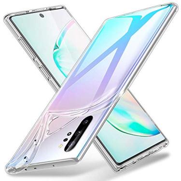 Imagem de Capa Capinha Para Samsung Galaxy Note 10 Normal com Tela de 6.3Polegadas Capinha Transparente Case Clear Ultra Fina Silicone - Danet (Transparente)