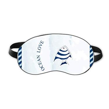 Imagem de Tropical Fish Ocean Love Sea Sailing Blue Sleep Eye Shield Soft Night Vlindfold Shade Cover