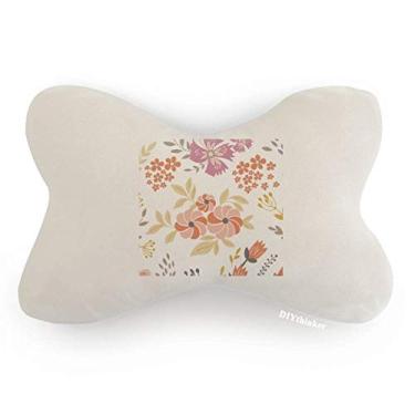 Imagem de DIYthinker Almofada para decoração de pescoço com pétalas de flores para plantas de carro, almofada para apoio de cabeça